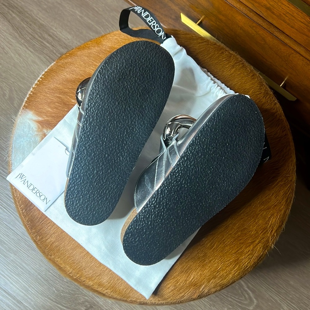 NEW | JW ANDERSON CHAIN LOAFER LEATHER MULES - New w/o box | Sold-out color - Picture 6 of 10